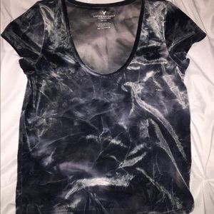 American eagle velvet shirt